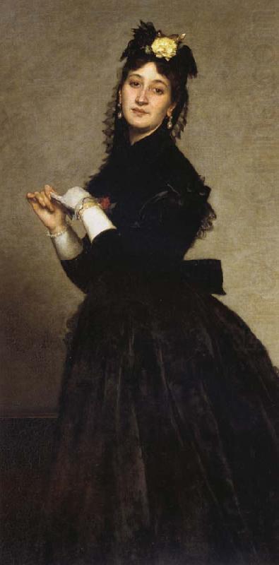 Woman with a Glove, Carolus-Duran