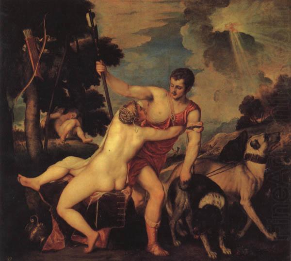 Venus and Adonis, Titian