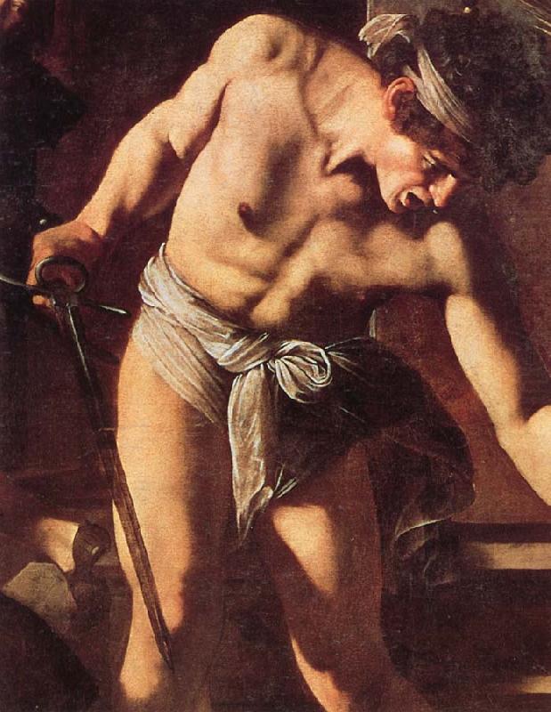 Details of Martyrdom of St.Matthew, Caravaggio