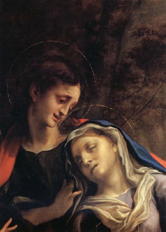 Deposition,details, Correggio