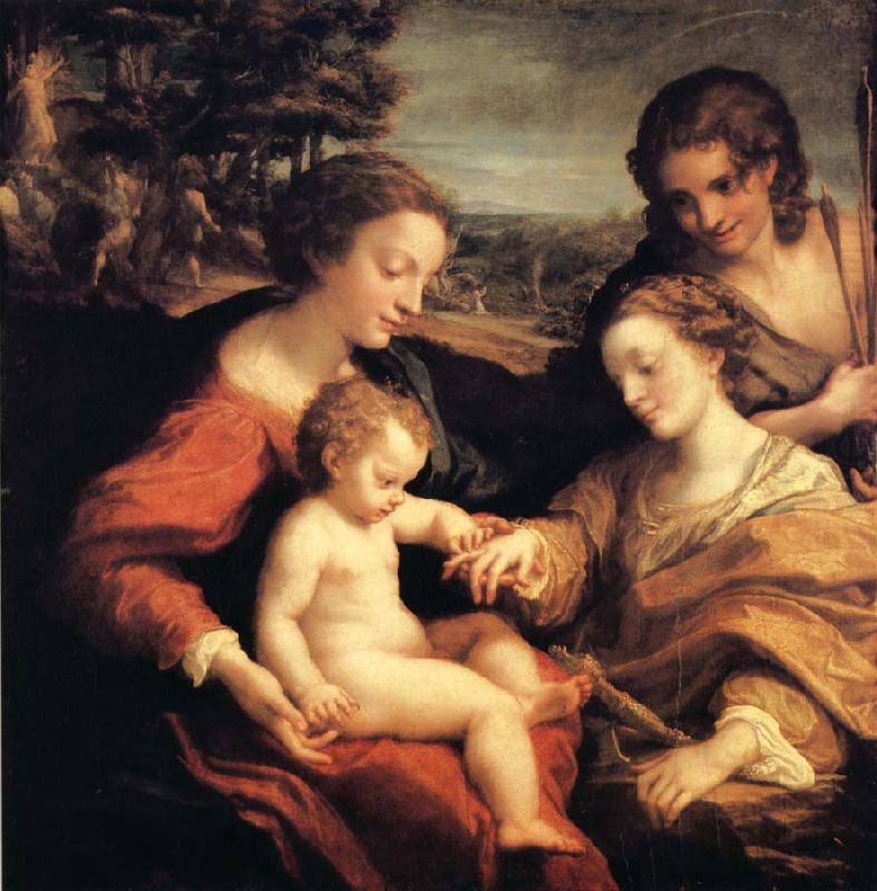 Wedding of Saint Catherine, Correggio