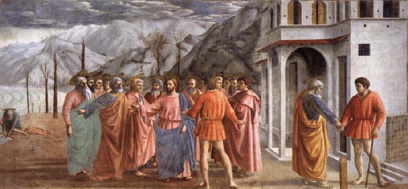 Tribute Money, MASACCIO