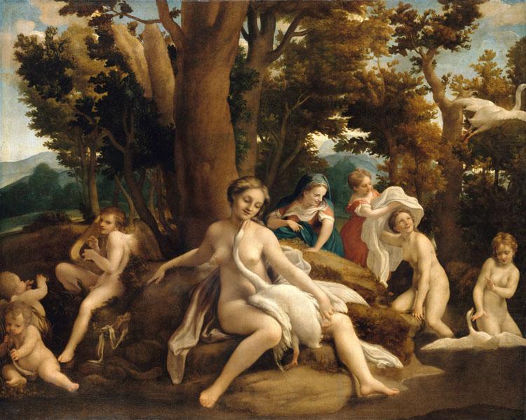 Leda and the Swan (mk08), Correggio