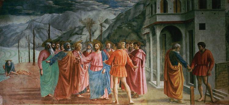 The Tribute Money (mk08), MASACCIO