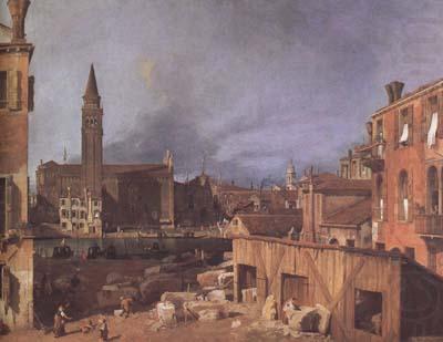 Campo San Vitale and Santa Maria (mk08), Canaletto