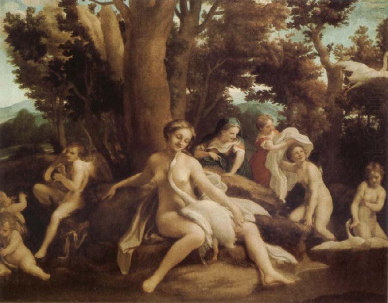 Leda and the Swan, Correggio